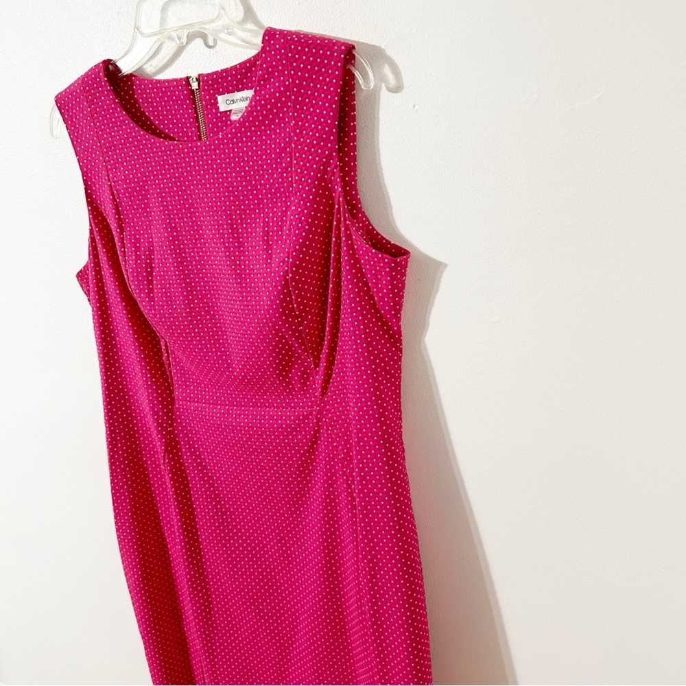 Calvin Klein Midi Rectangular Dot Sleeveless Shea… - image 2